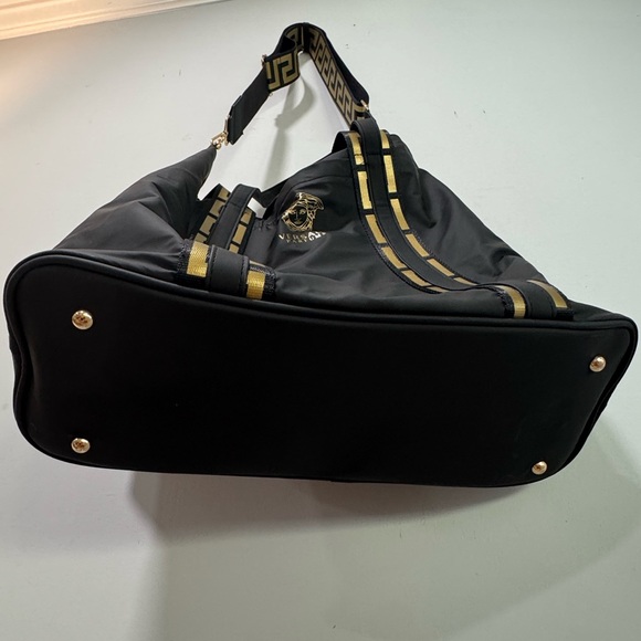 Versace Parfums Black and Gold Duffel Bag - Picture 8 of 12